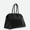 ARDEN HANDBAG IN BLACK ITALIAN LEATHER