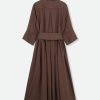DRIFT DRESS IN ITALIAN SATEEN COTTON