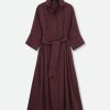 DRIFT DRESS IN ITALIAN SATEEN COTTON