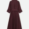 DRIFT DRESS IN ITALIAN SATEEN COTTON