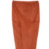 OLIVIA LONG PULL ON SKIRT IN STRETCH SUEDE